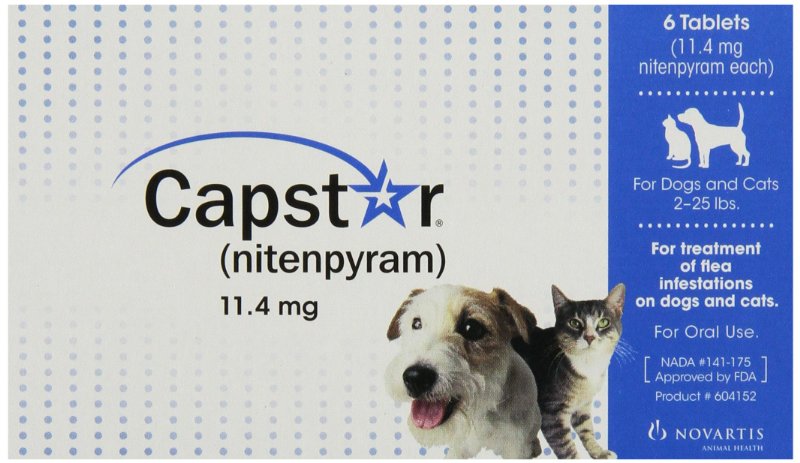 Novartis Capstar Flea Tablets for Dogs and Cats