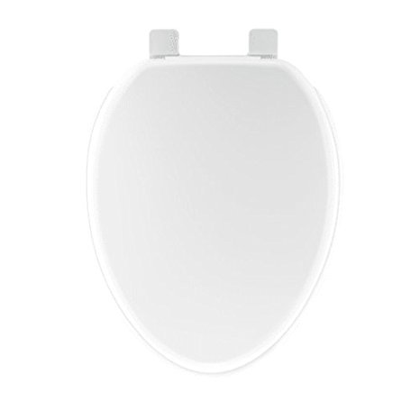 Mirabelle MIRTSSC200 Elongated Slow-Close Toilet Seat with Lid, White