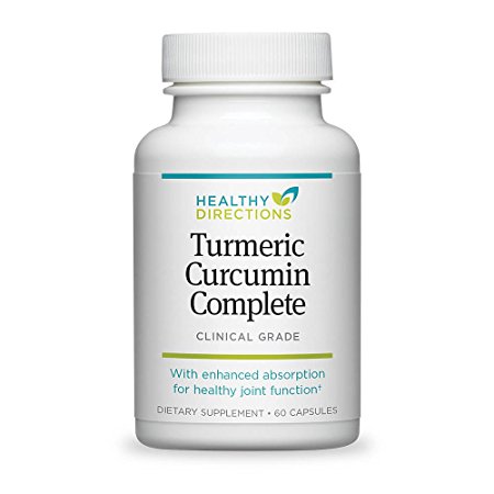 Healthy Directions Turmeric Curcumin Complete Supplement for Joint Pain Relief and Antioxidant Support, 60 softgels (30-day supply)