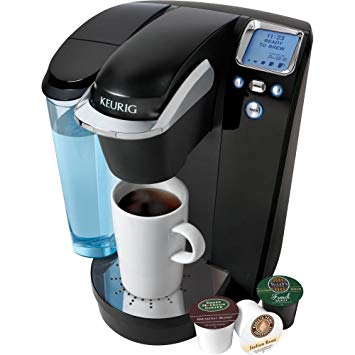 Keurig K75 Single-Cup Home-Brewing System with Water Filter Kit, Platinum/Black