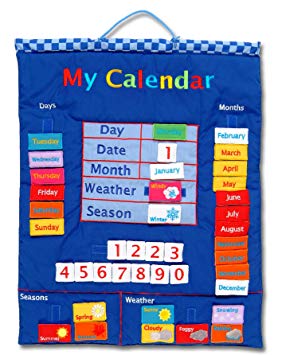 My Calendar Blue Wall Hanging