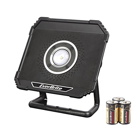 EverBrite 800 Lumens Portable Led Work Light CREE LED 3D Batteries Included