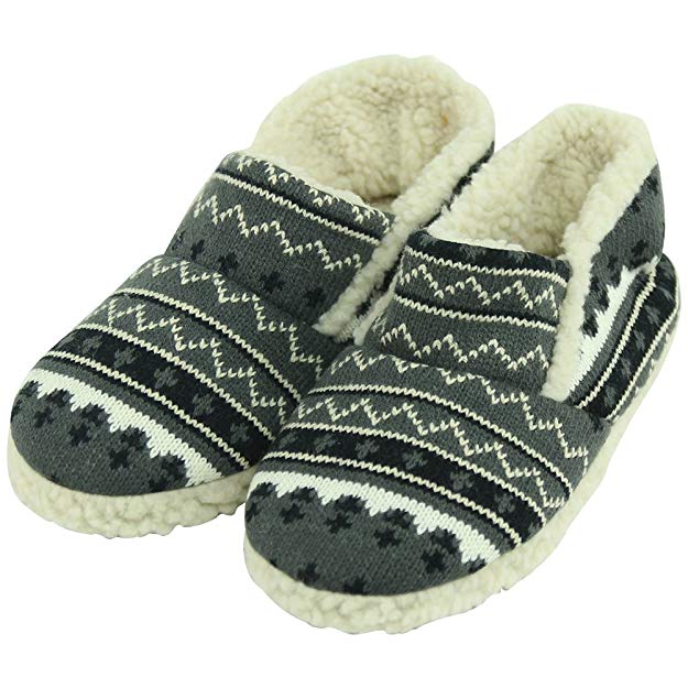 Forfoot Women's Soft Fleece Winter Warm Indoor House Fashion Boots Slippers