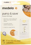 Medela Pump and Save Breast Milk Bags 50 Count