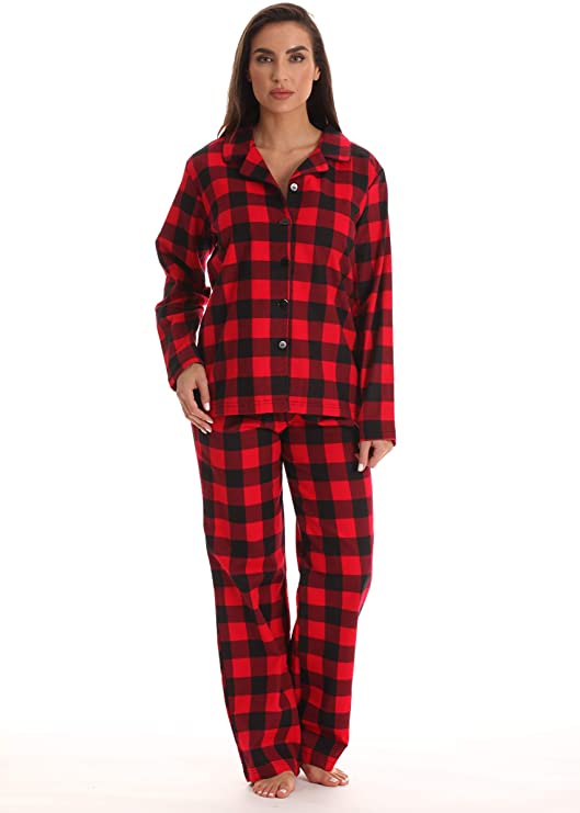 Just Love Long Sleeve Flannel Pajama Sets for Women
