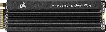 Corsair MP600 PRO LPX 2TB M.2 NVMe PCIe x4 Gen4 SSD - Optimized for PS5 (Up to 7100MB/sec & 6800MB/sec Sequential Read/Write Speeds, High-Speed Interface, Compact Form Factor) CSSD-F2000GBMP600PLP