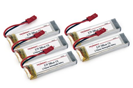Combo: 5pcs of 3.7V 500mAh 15C LiPO Battery for UDI U818A/818A-1 2.4G 4CH RC Quad Copters