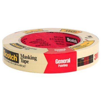 3M Scotch Greener Masking Tape for Performance Painting, 0.94-Inch by 60.1-Yard, 1-Pack