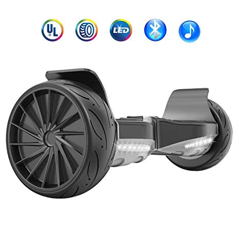 HYPER GOGO 8.5 Inch Hoverboard - Electric Smart Self Balancing Wheel Hoverboard Scooter - Hover Board with Bluetooth Speakers,LED Lights UL 2272 Certified