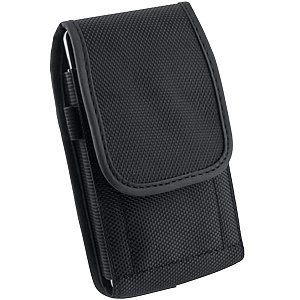 Canvas Vertical Belt Clip Carrying Case #S3, Black for Samsung Captivate Captivate Glide DROID Charge Epic 4G Touch Fascinate Focus 2 Focus S Galaxy Exhilarate Galaxy Nexus Galaxy S 4G Galaxy S Aviator Galaxy S Blaze 4G Galaxy S II Galaxy S III Infuse 4G Nexus S 4G Replenish Sidekick 4G Stratosphere Vibrant