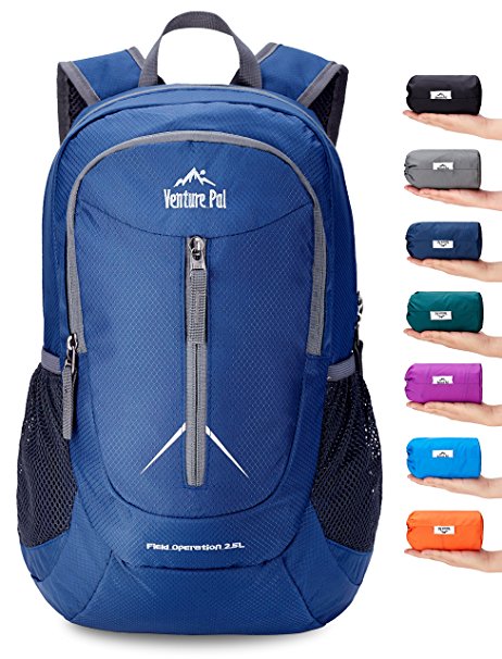 Venture Pal Packable Lightweight Backpack Small Water Resistant Travel Hiking Daypack