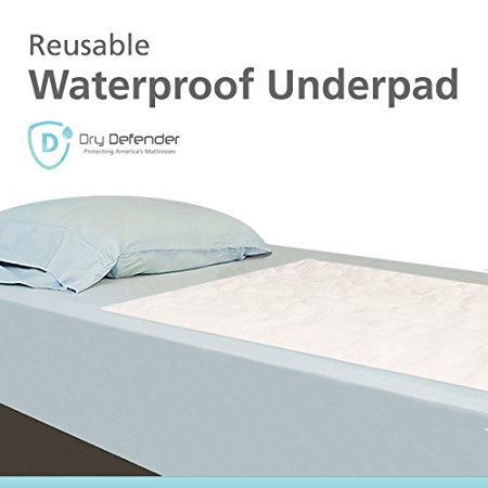 Washable Waterproof Mattress Sheet Protector Bed Underpad - 34 x 36 inches