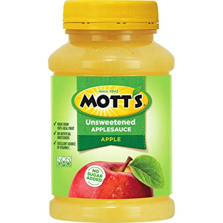 Mott's Unsweetened Applesauce, 23 Ounce Jar