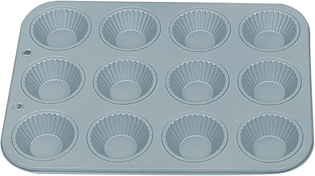 Fox Run Ribbed Tart Pan, 12-Cup, Preferred Non-Stick