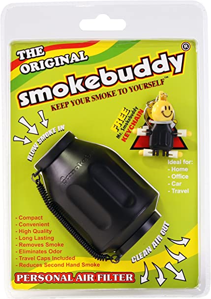 Smoke Buddy Personal Air Filter, Black