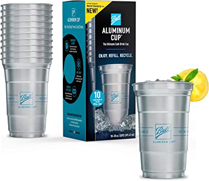 Ball Canning - Aluminum Cup Ultimate Cold 20 Oz - Case of 20 - 10 Count