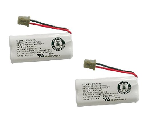 Genuine Uniden Model Bt- 1025 Rechargeable Cordless Handset Phone Battery (2 Pack)