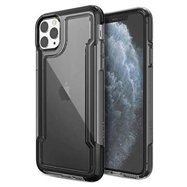 Defense Clear Series, iPhone 11 Pro Max Case - Military Grade Drop Protection, Shock Protection, Clear Protective Case for Apple iPhone 11 Pro Max, (Black)