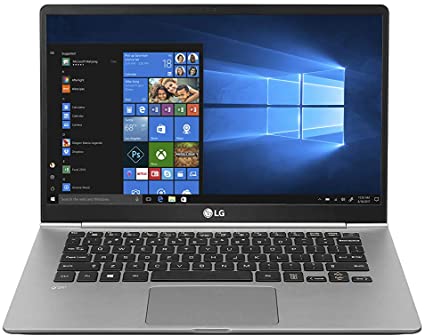 LG Gram 14” Ultra-Light Laptop with Intel® Core™ i5 in Dark Silver, i5-10210U | 8GB RAM | 512GB SSD (14Z995-V.AR55A8)