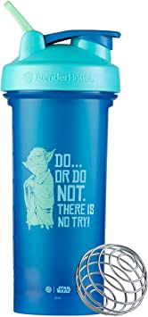 BlenderBottle Star Wars Classic V2 Shaker Bottle Perfect for Protein Shakes and Pre Workout, 28-Ounce, Do. Or Do Not. There Is No Try