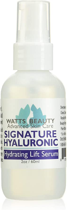 Watts Beauty Signature 100 Percent Pure Hyaluronic Acid Wrinkle Serum Best Hyaluronic Acid for Face, 60 g