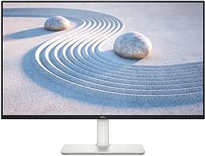 Dell S2725DS Monitor - 27-inch WQHD (2560x1440) 100Hz 8Ms Display, 99% sRGB Color Gamut, HDMI/DisplayPort Connectivity, Height/Tilt/Swivel/Pivot Adjustability - Platinum Silver