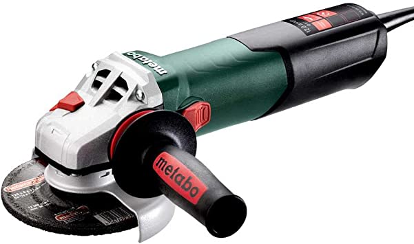 Metabo 4-1/2-Inch / 5-Inch Angle Grinder | 11,000 RPM | 12 Amp | AC/DC | Slide Switch (Locking) | Safety Clutch | M-Quick Wheel Change | Low Vibration Handle | W 13-125 Quick