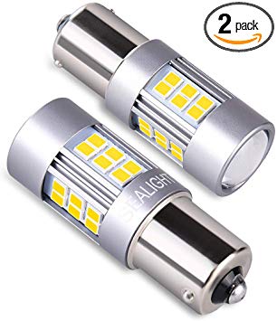 1156 LED Bulb 1141 Back Up Lights, SEALIGHT 1003 7506 Super Bright White Reverse Lights, Parking Lights, 27 SMD 12V 6000K 2018 Upgrade (2 Pack)