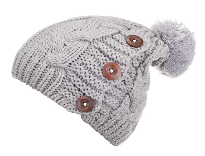 Spikerking Womens Winter Knitting Wool Warm Hat Daily Slouchy Beanie Skull Cap