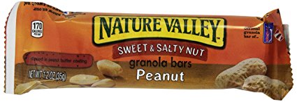 Nature's Valley Sweet and Salty Granola Bars Peanut dipped in Peanut Butter Coating, 59.2-Ounce