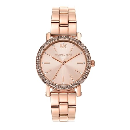 Michael Kors Analog Rose Gold Dial Women's Watch-MK7346