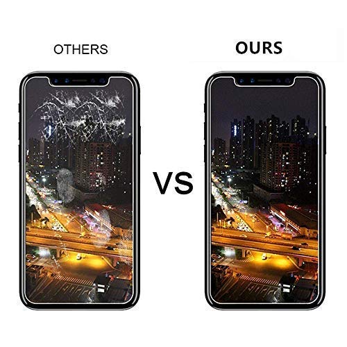 Tempered Glass Screen Protector Compatible for iPhone Xs Max, [9H Hardness] [3D Curved] [Bubble Free] [Anti-Scratch] iPhone Xs Max Screen Protector