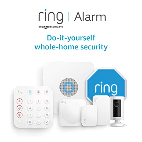 Ring Alarm 8 Piece Kit (2nd Generation)   Alarm Outdoor Siren and Indoor Cam by Amazon – home security system with optional Assisted Monitoring - No long-term commitments - Works with Alexa