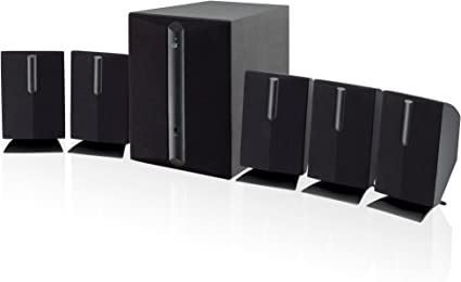iLive DPI HT050B 5.1 Channel Home Theater Speaker System (6 Speaker, Black)