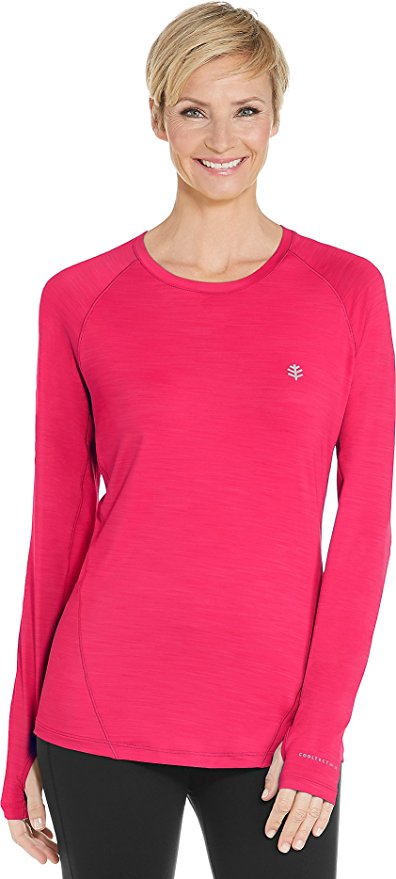 Coolibar UPF 50  Women's Long Sleeve Fitness Shirt - Sun Protective