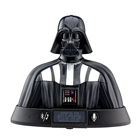 Star Wars Darth Vader Bluetooth Speaker with Speakerphone Voice Activation & Charging Cable Included