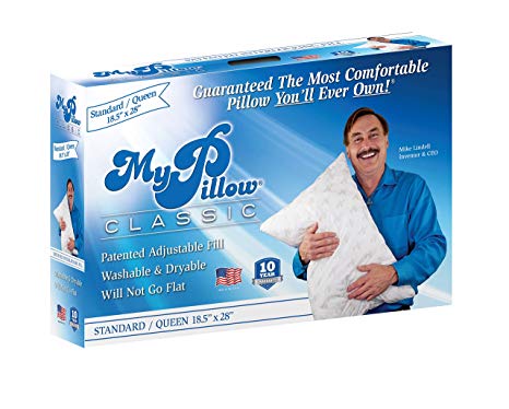 My Pillow Classic Series Bed Pillow - Standard/Queen King Pillows - Medium/Firm