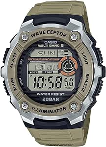 Casio Wave Ceptor Illuminator Atomic Timekeeping Stopwatch Men's Digital Watch WV-200R-5ACF