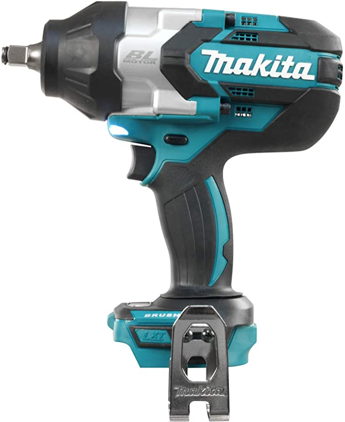 Makita 18V LXT Lithium-Ion Cordless Brushless High Torque ½” Square Drive Impact Wrench with Friction Ring, Tool Only (DTW1002Z)