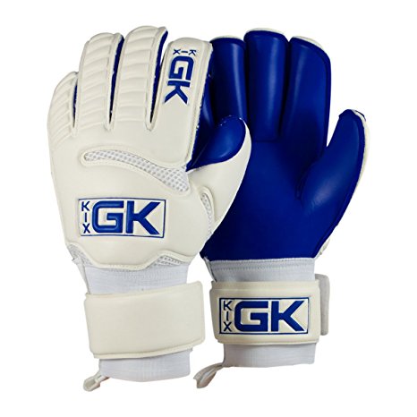 KixGK Costa Goalkeeper Gloves (Sizes 5-12):High Level Match-Training Adult & Youth Soccer Goalie Gloves - Designed for Performance, Comfort, & Safety