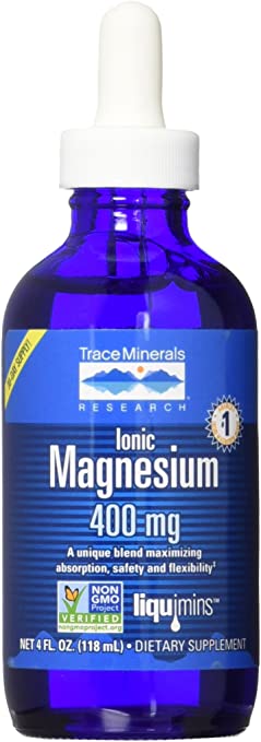 Trace Minerals Ionic Magnesium, 400mg - 118 ml.