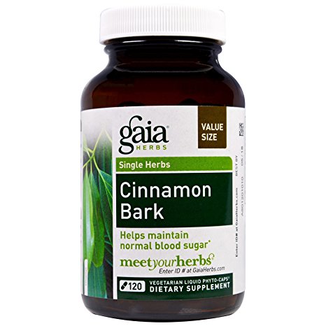 Gaia Herbs, Cinnamon Bark, 120 Veggie Liquid Phyto-Caps - 2pc