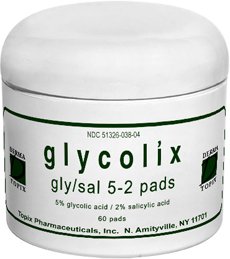 Glycolix Elite Gly-Sal 5 Percent-2 Percent Pads 60 count