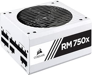 Corsair CP-9020187-UK 750 W RM750x Fully Modular ATX Power Supply - White