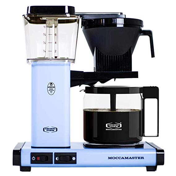 Technivorm Moccamaster 53952 KBG Sky Blue Coffee Brewer, 40 oz