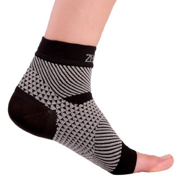 Zensah Plantar Fasciitis Sleeve (single) - Relieve Heel Pain, Arch Support, Reduce Swelling - Compression Foot Sleeve, Plantar Fasciitis Sock