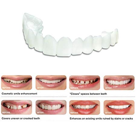 Perfect Smile Comfort Fit New Snap On Smile Flex Fits Most Comfortable False Teeth Upper Fake Tooth Cover