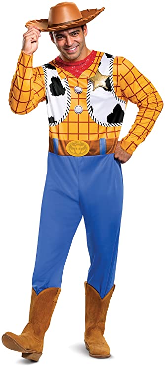 Disguise Men's Disney Pixar Toy Story and Beyond Woody Classic Costume