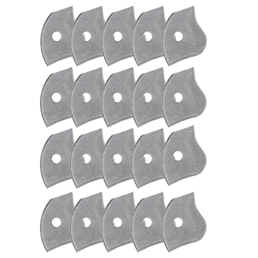 Authentic Replacement Parts, Active Carbon Filters for Mesh or Neoprene Mask,20 Pack
