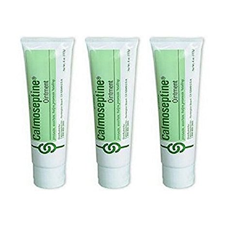 Calmoseptine Ointment Tube 4 Oz - Pack of 3